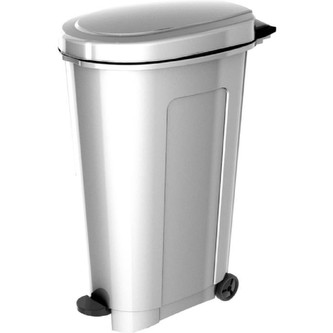 BAMA Kontejner FUSTO 100 L, barva stříbrná