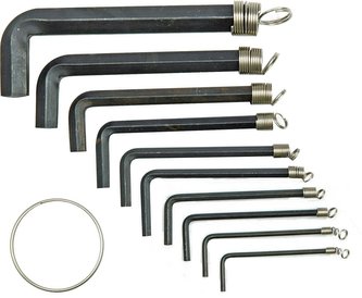 Sada klíčů imbus 10 ks 1,5 - 10 mm