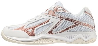 Mizuno LIGHTNING STAR Z6 Jr. / White / Rose / Snow White Velikost boty: 34.5/2.5