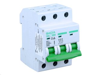 Jistič VCX GACIA SB6L 400V/32A/B/6kA 3fázový na DIN lištu