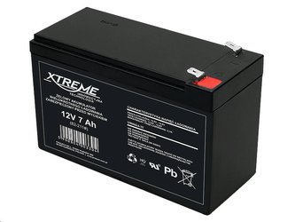 Baterie olověná  12V /  7,0Ah XTREME bezúdržbový akumulátor