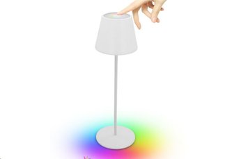 LED stolní lampa Velamp TL1908-W s dotykovým spínačem