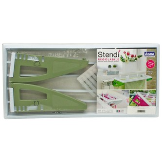 BAMA Sušák na prádlo nastavitelný STENDI, barva světle zelená