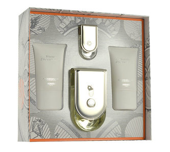 Hermes Voyage d´Hermes toaletní voda 100 ml + toaletní voda 5 ml + sprchový gel 30 ml + tělové mléko 30 ml