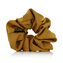 MURU saténová scrunchie gumička - matná okrová
