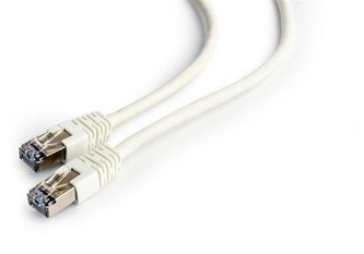 Gembird patch kabel Cat6 FTP, 0.25 m, bílý