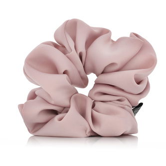 MURU saténová scrunchie gumička - pudrová