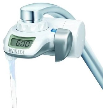 Brita OnTap vodní filtrační systém, kohoutkový filtr, 600 l, měření spotřeby, digitální displej, 3 nastavení