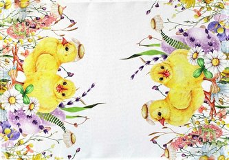 Velikonoční dekorační ozdobný ubrousek EASTER X. 32x45 cm Mybesthome