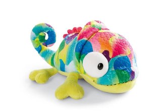 Hračka Nici plyš Chameleon Candymon 25 cm, ležící Green