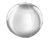 Foliový balonek koule stříbrná 40 cm - Godan