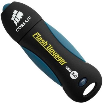 Corsair flash disk 32GB Voyager USB 3.0 (čtení/zápis: 200/40MB/s) modro-černý