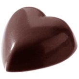 Forma na pralinky srdce 20x20x8mm - CHOCOLATE WORLD