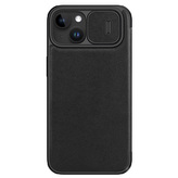 Nillkin Qin Book PRO Plain Leather Pouzdro pro Apple iPhone 15 Black