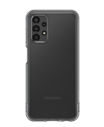 EF-QA136TBE Samsung Soft Clear Kryt pro Galaxy A13 5G Black (Pošk. Balení)