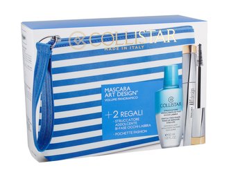 Collistar Art Design řasenka 12 ml + odličovací přípravek Gentle Two Phase 50 ml + kosmetická taška