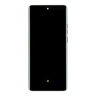 Motorola Edge 40 LCD Display + Dotyková Deska + Přední Kryt Black (Service Pack)