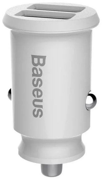 Baseus CCALL-ML02 Grain Nabíječka do Auta 15.5W 2x USB White