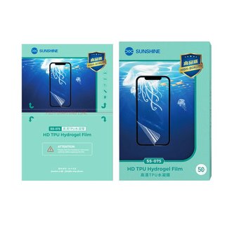 SUNSHINE SS-075 Hydrogel Folie pro Smartphony Pack 50 kusů