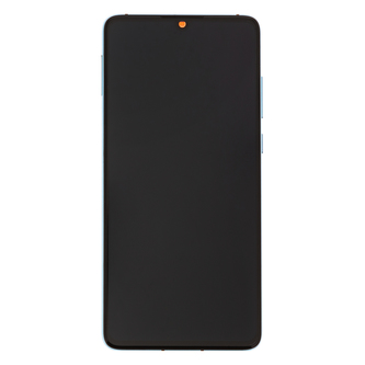 Huawei P30 LCD Display + Dotyková Deska + Přední Kryt Aurora Blue (Service Pack)
