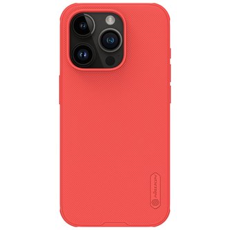 Nillkin Super Frosted PRO Zadní Kryt pro Apple iPhone 15 Pro Red (Without Logo Cutout)