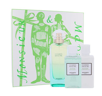 Hermes Un Jardin Sur Le Nil toaletní voda 100 + tělové mléko 40 ml + sprchový gel 40 ml