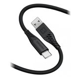 Swissten Datový kabel SOFT SILICONE USB / USB-C 1,5 M 60W ČERNÝ