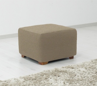 Potah multielastický na taburet, Denia, oříškový