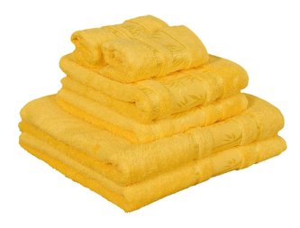 Forbyt, Ručník nebo osuška, New Bambus Line, žlutý 30 x 50 cm