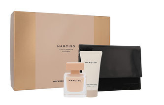 Narciso Rodriguez Narciso Poudree parfémovaná voda 50 ml + tělové mléko 50 ml + kosmetická taška