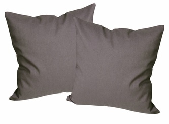 Návlek na Polštář, Bavlněný, tmavě šedý