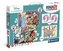 Puzzle 48 + 36 + Memo + 6 klocków Edukit Disney