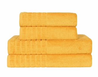 Modalový ručník nebo osuška, Modal, žlutá 70 x 140 cm