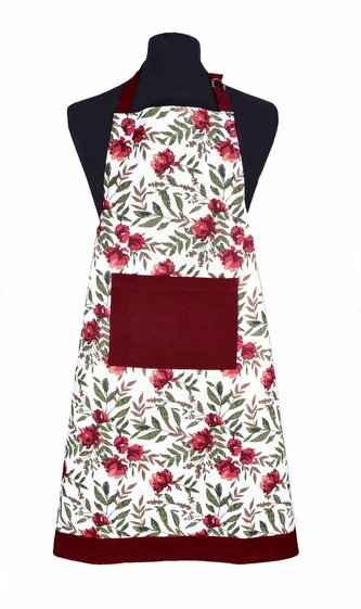 Zástěra kuchyňská, Gardena, bordová