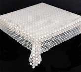 Forbyt, Ubrus celoroční, Krajkové kroužky, smetanový 85 x 85 cm