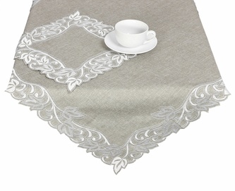 Ubrus celoroční, Hradní ornament, šedý 40 x 140 cm