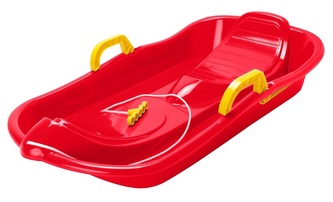 Bob plastový SINGLE, červený