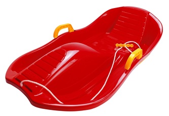 Bob plastový DELUXE, červený