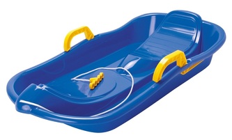 Bob plastový SINGLE, modrý