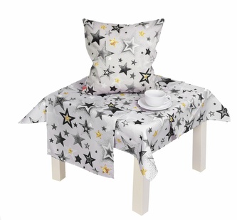 Ubrus vánoční, Hvězdičky 30 x 45 cm