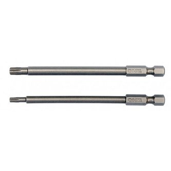 Sada bitů 1/4" 2 ks TORX L=100 mm T15, T27
