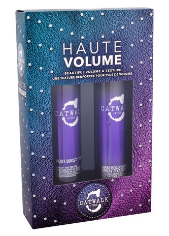 Tigi Catwalk Root Boost tužidlo na vlasy 243 ml + lak na vlasy Catwalk Firm Hold Hairspray 300 ml