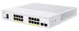 Cisco switch CBS250-16P-2G-UK (16xGbE,2xSFP,16xPoE+,120W,fanless) - REFRESH