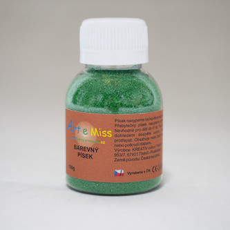 Barevný písek 110g, karmínová