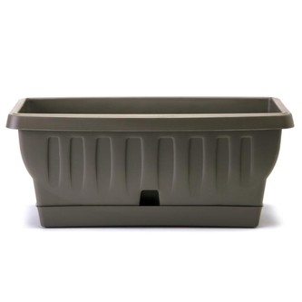 BAMA Truhlík Natura WT 40cm s podtáckem, barva hnědá