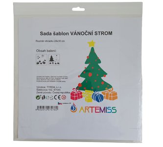 Sada šablon - Vánoční stromek