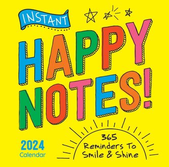 2024 Instant Happy Notes Boxed Calendar