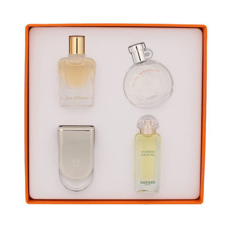 Hermes Mini Set 1 edt Voyage d´Hermes 5 ml + edt Un Jardin Sur Le Nil 7,5 ml + edp Jour d´Hermes 7,5 ml + edt Eau des Merveilles 7,5ml
