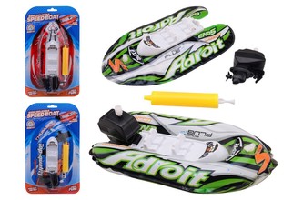 Nafukovací člun s natahovacím motorem