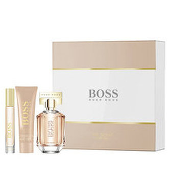 HUGO BOSS Boss The Scent For Her parfémovaná voda 50 ml + parfémovaná voda 7,4 ml + tělové mléko 50 ml